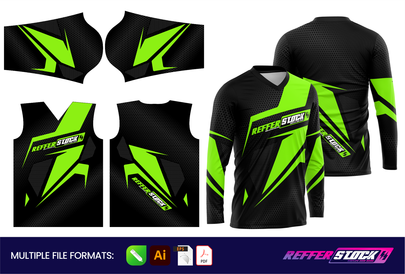 Long Sleeve Motocross Jersey Design | RS10