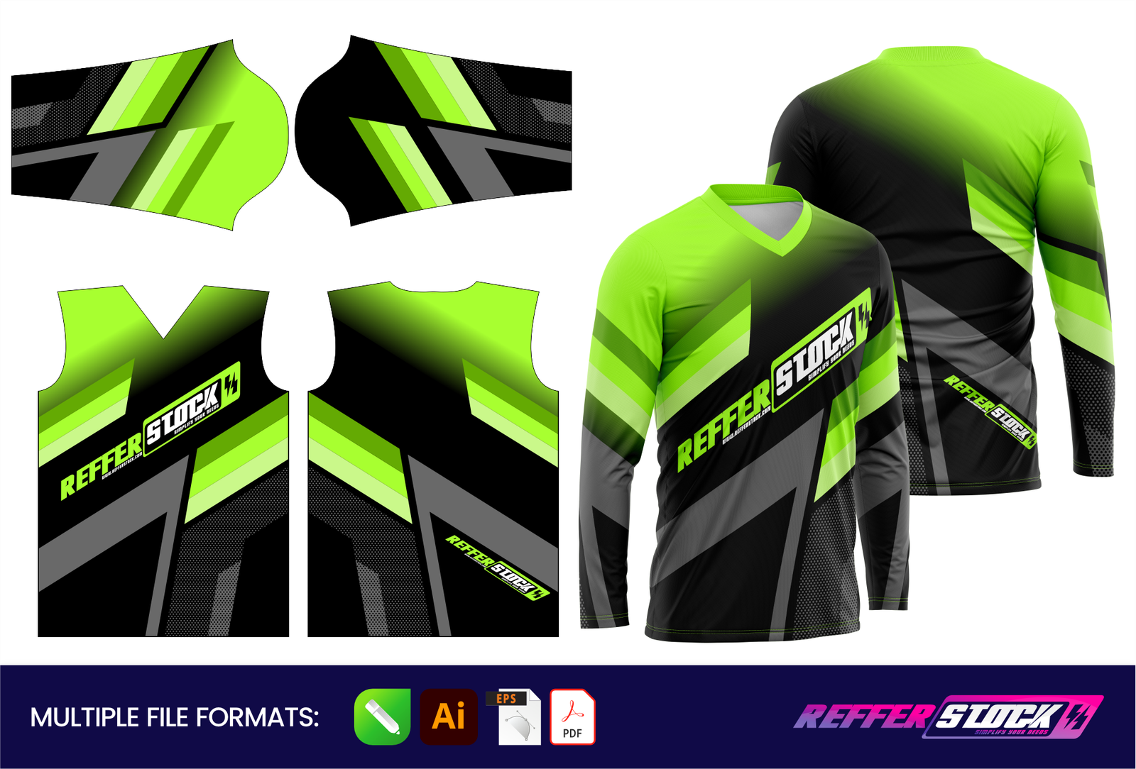 Long Sleeve Motocross Jersey Design | RS22