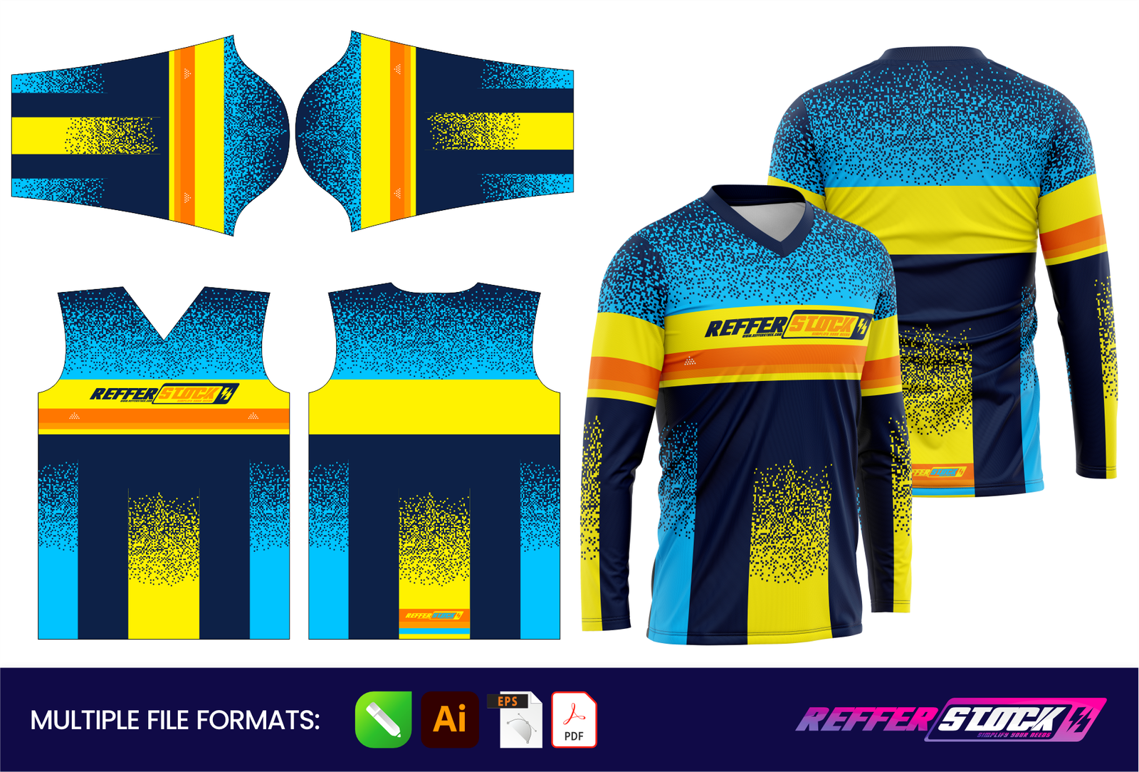 Long Sleeve Motocross Jersey Design | RS34