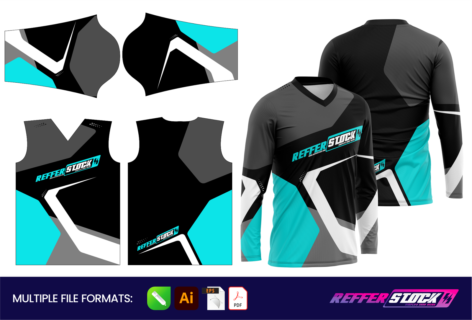 Long Sleeve Motocross Jersey Design | RS6