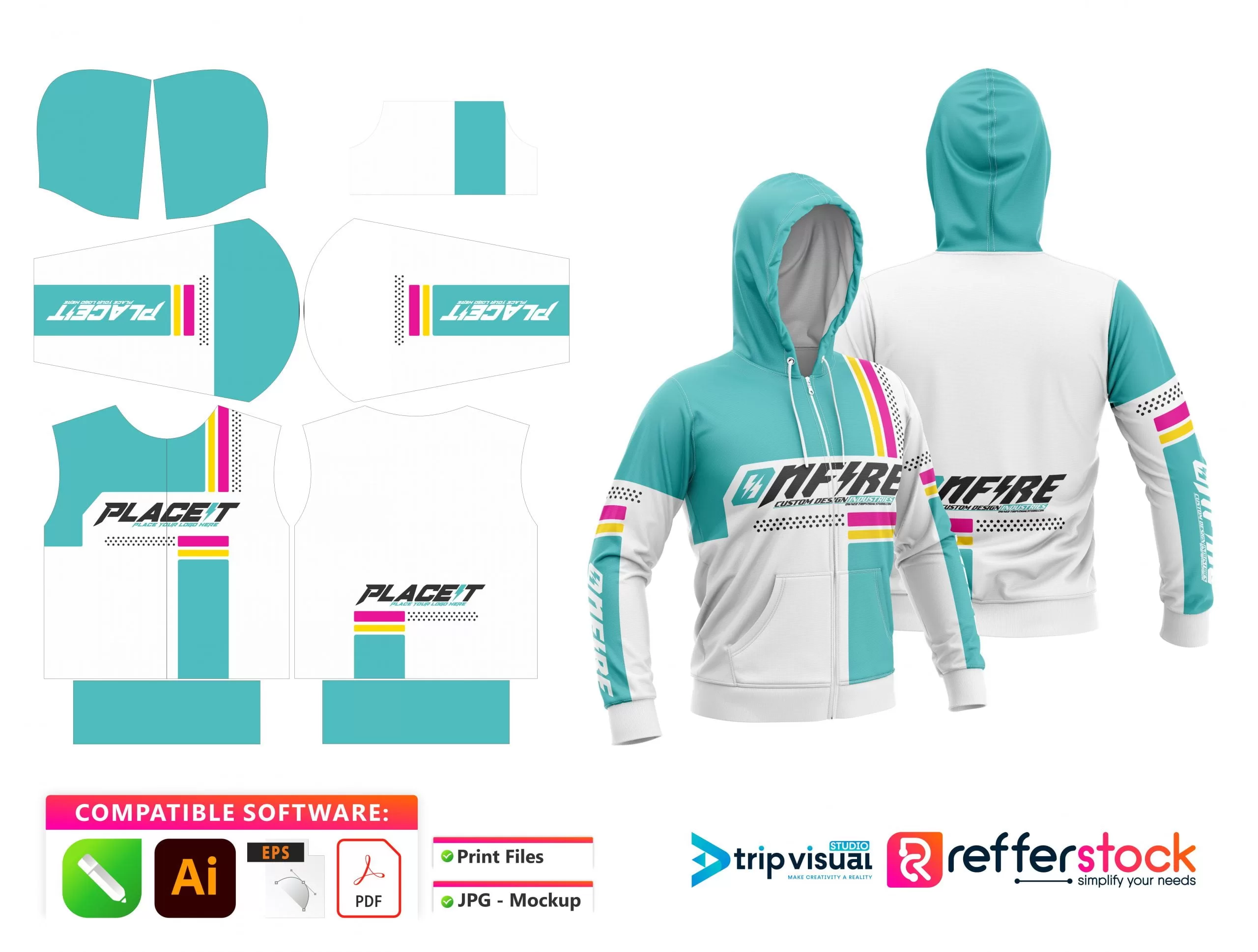 Hoodie Designs for Motocross - Onfire 16