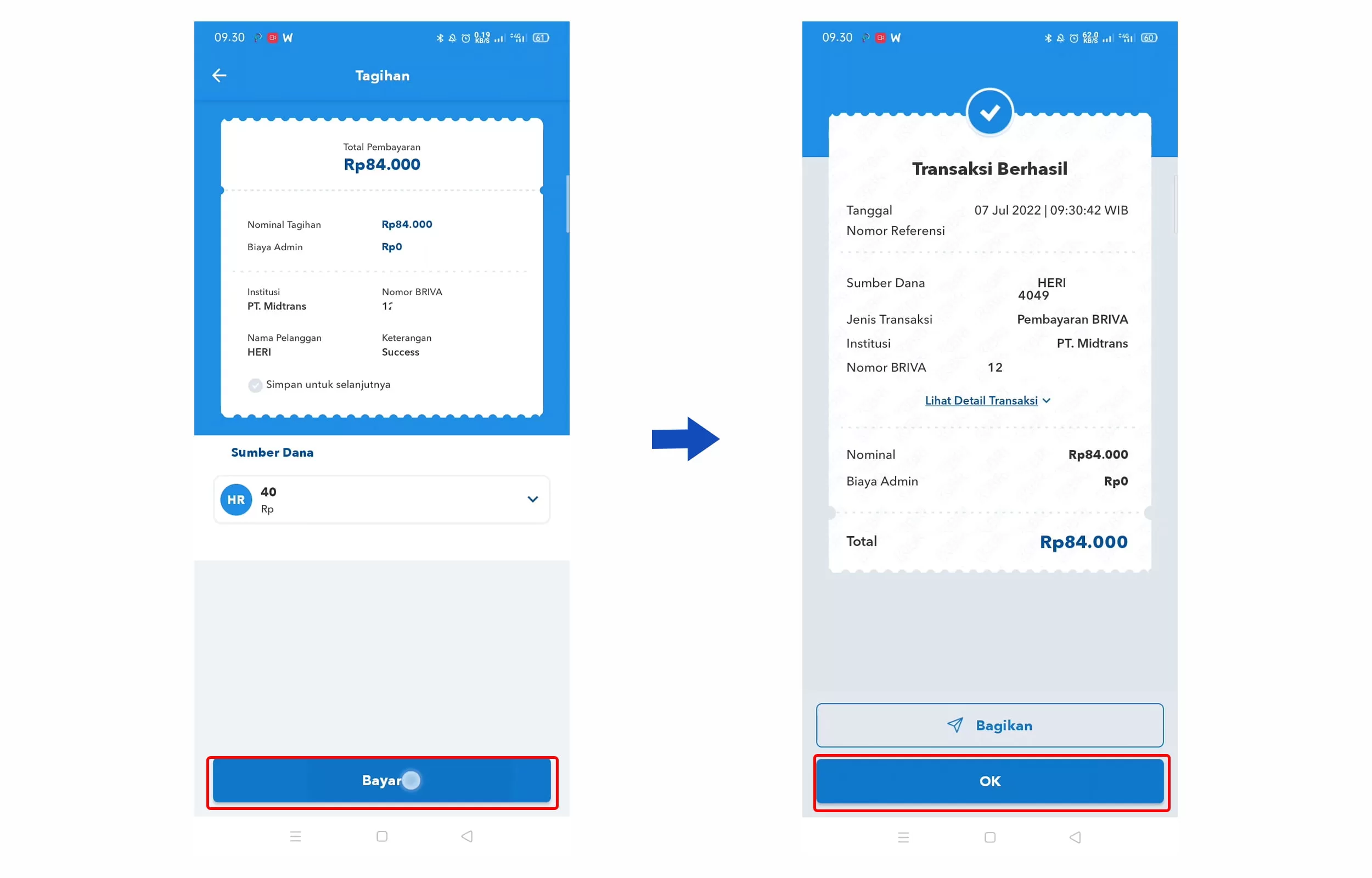 How To Purchase Products Using The Midtrans Payment Method Through BRI Bank