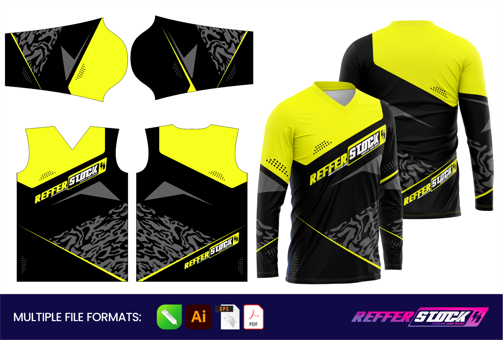 Long Sleeve Motocross Jersey Design | RS24