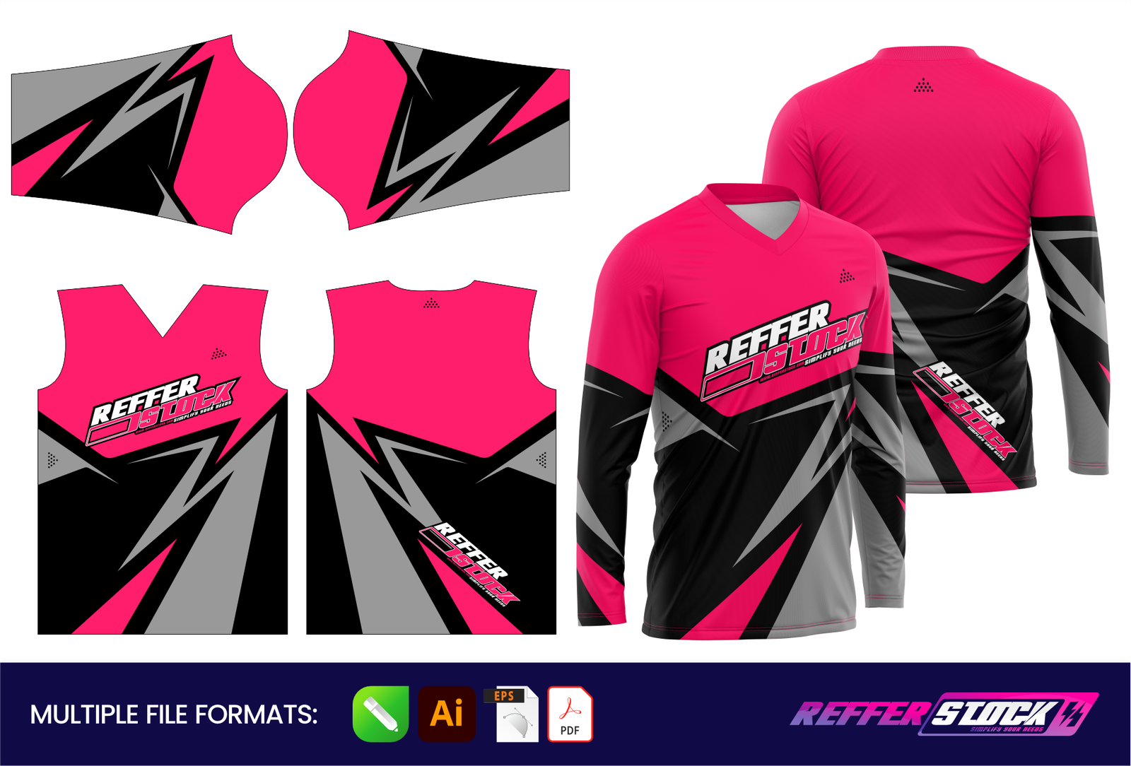 Long Sleeve Motocross Jersey Design | RS52